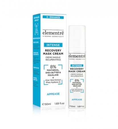 ELEMENTRE 8% PANTHENOL RECOVERY MASK CREAM 50ML